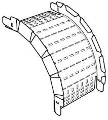 Legrand SRFOR100PG 100mm Heavy Duty Cable Tray Outside Riser